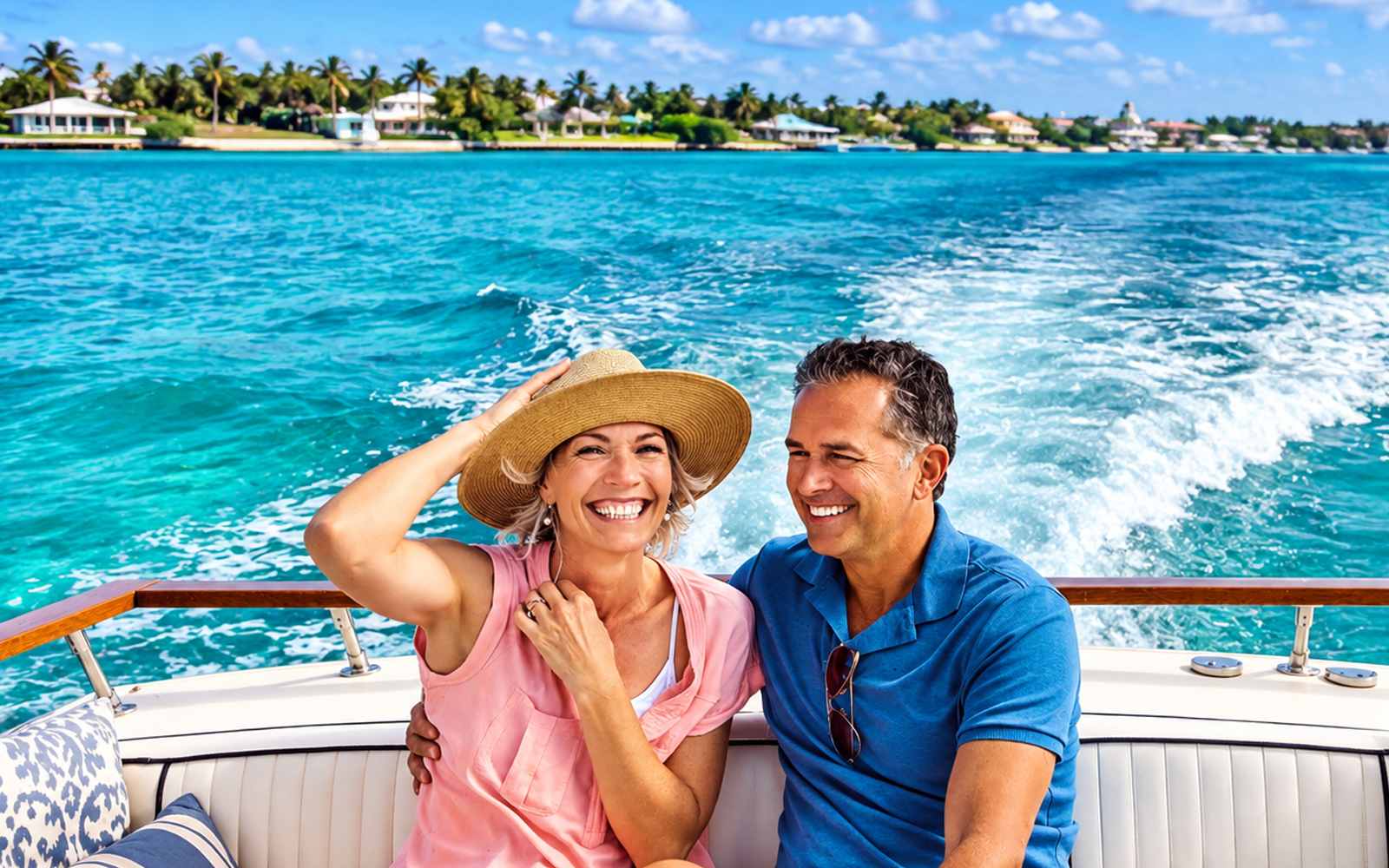 International buyers viewing Bahamas waterfront property